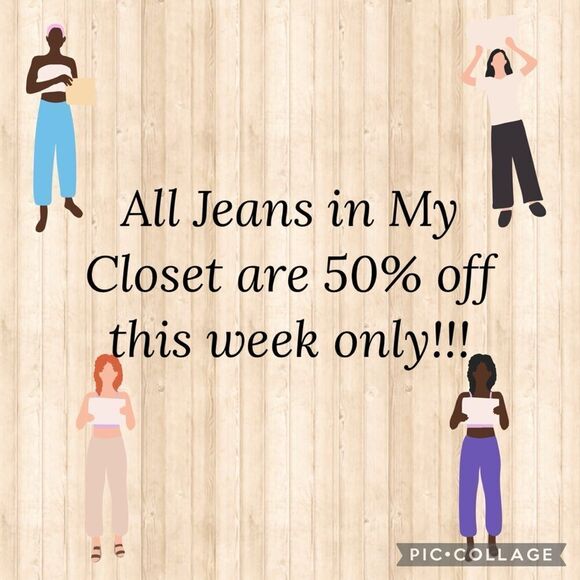 Jeans Sale Announcement - Picture 1 of 1